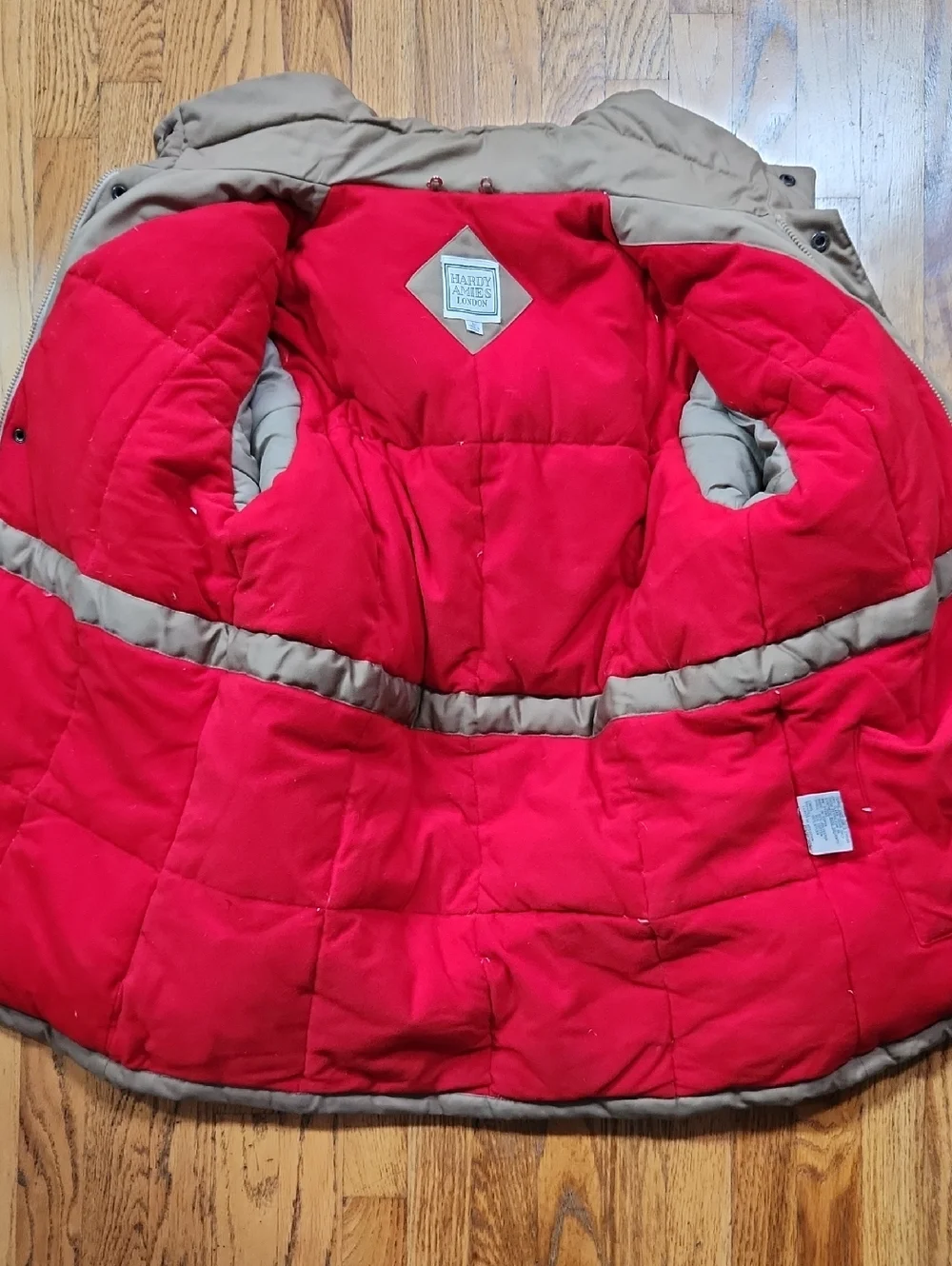 Hardy Amies Vintage Puffer Down Jacket Men's Size L